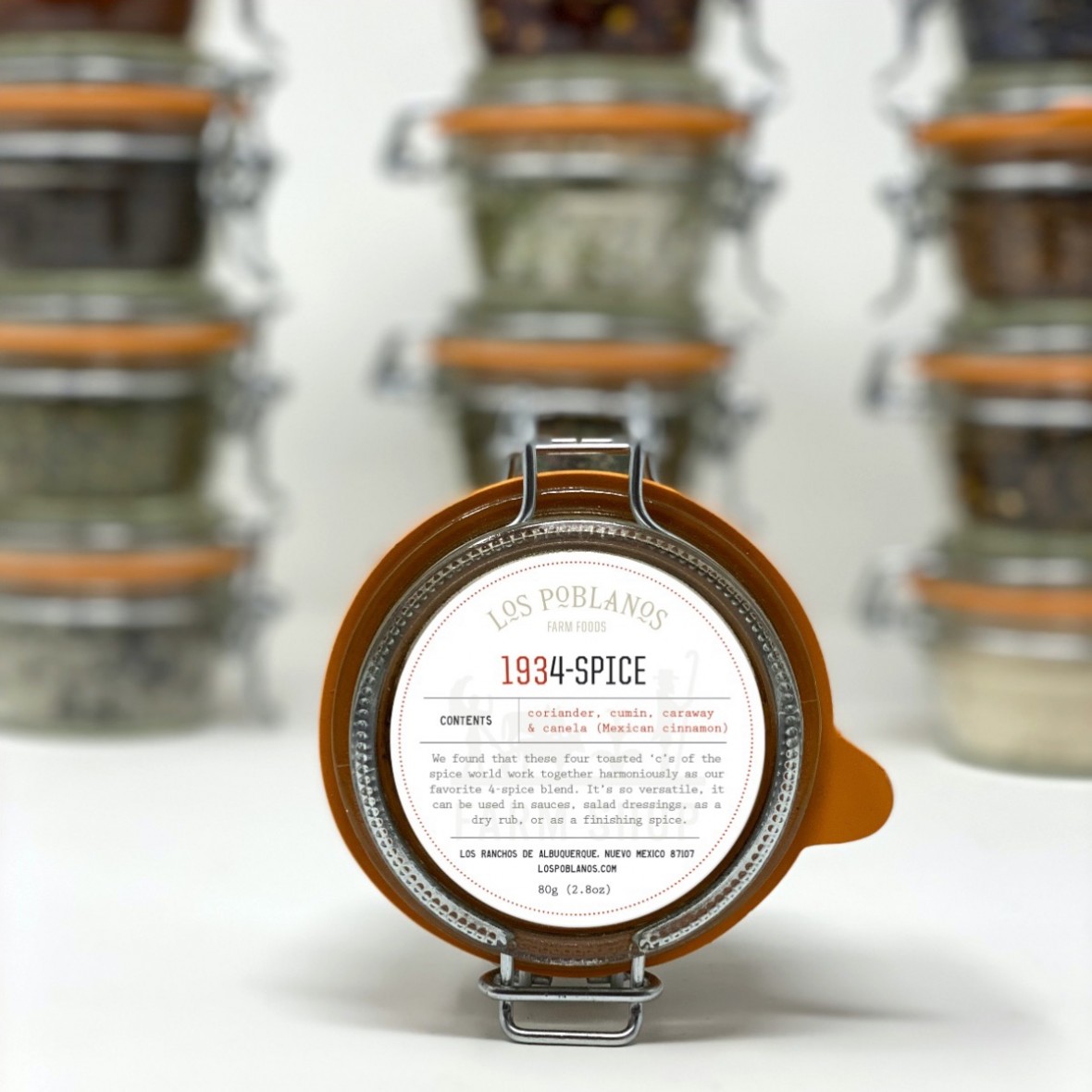 jar of Los Poblanos 1934 spice blend