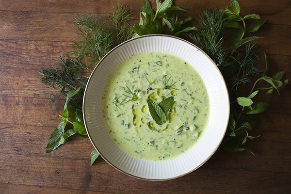 Los Poblanos Chilled Cucumber Soup