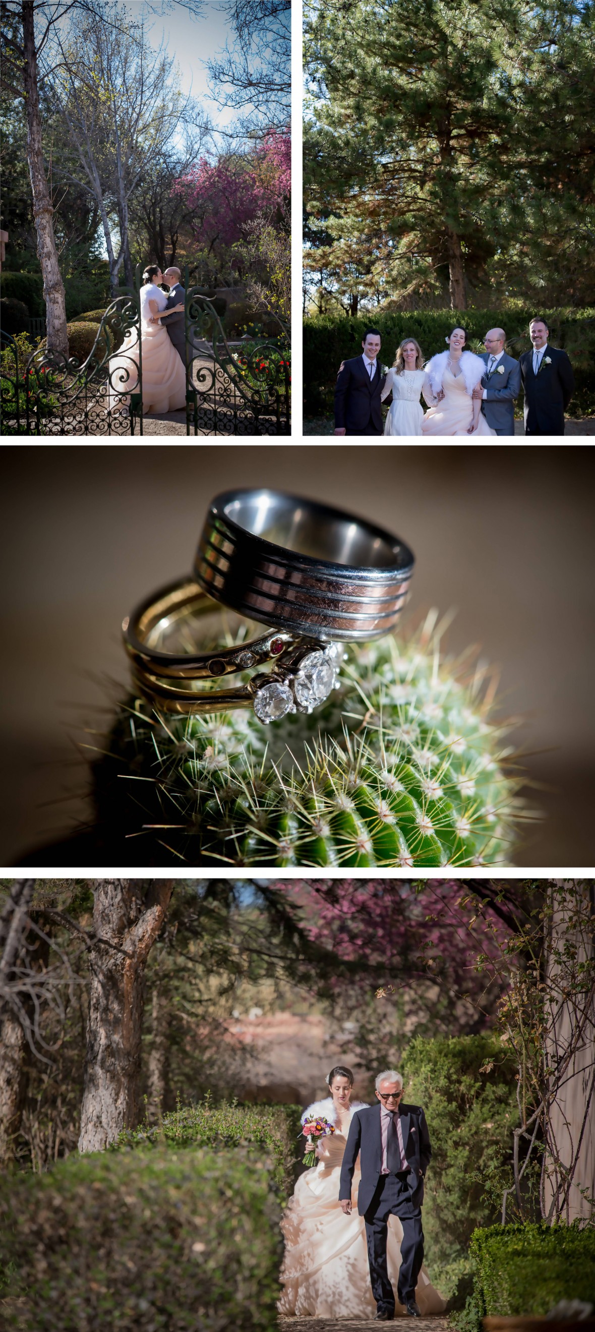 Weddings at Los Poblanos Isabel & Simon collage