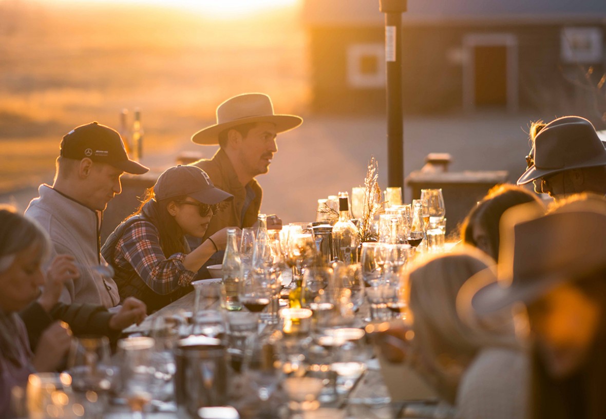 ranchlands dinner party by Wes Walker