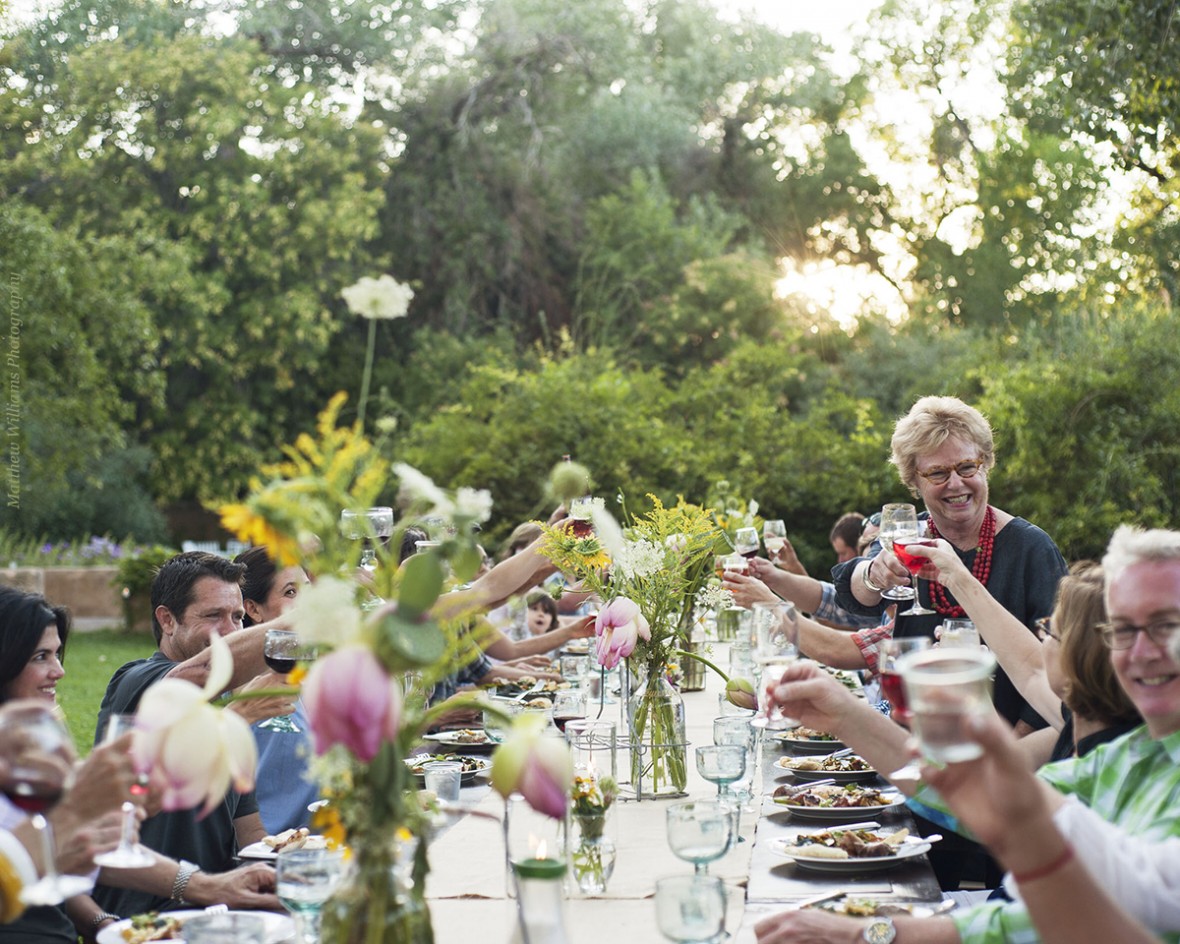 long table dinner with penny rembe