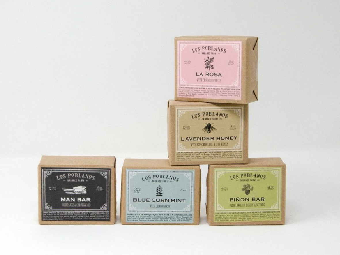 Los Poblanos bar soap collection