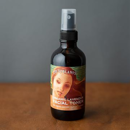 bottle of lavender facial toner