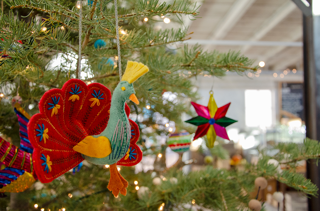 peacock ornament