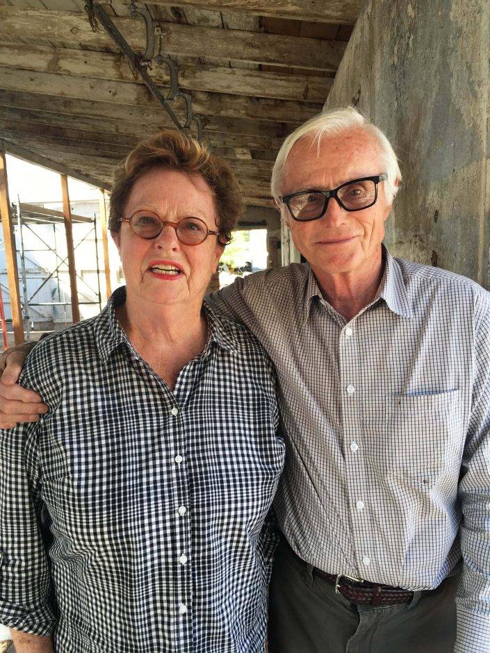 Penny and Armin Rembe, founders of Los Poblanos Historic Inn & Organic Farm.