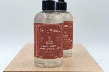 los poblanos lavender hand sanitizer