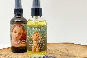 toner and skincare oil
