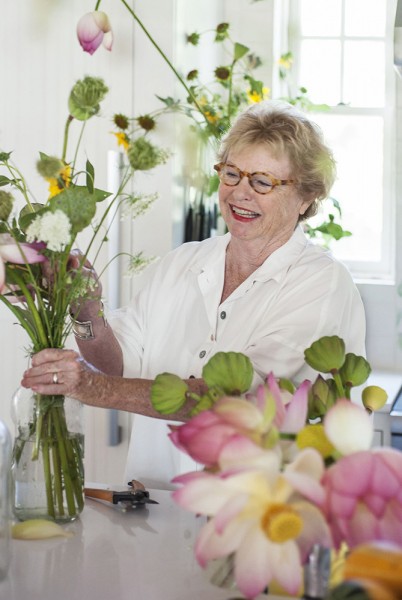 image of Penny Rembe with flowers